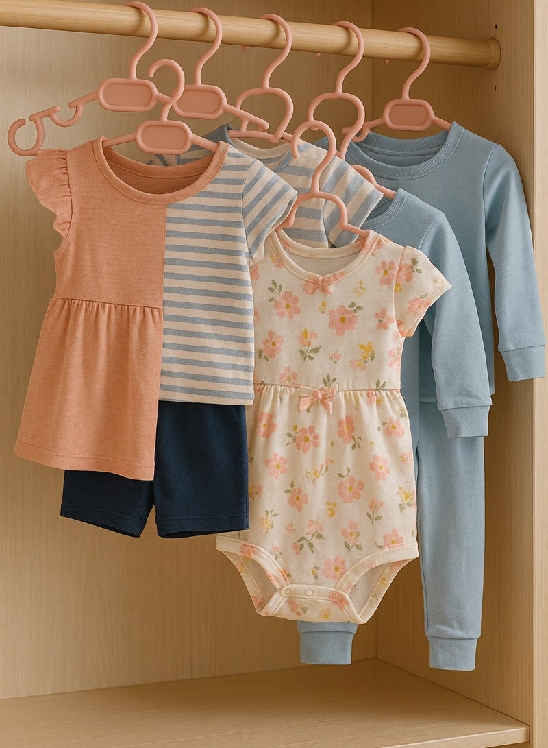 فافيلا طقم شماعات ملابس للاطفال،18 قطعة مانعة للانزلاق، 28 سم - متعدد الالوان- كود 681 - Image 2